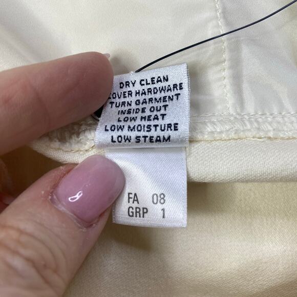 ST JOHN Sport Off White Jeans 5 Pocket Stretch Spring Nautical Preppy Womens 16 - Picture 10 of 11